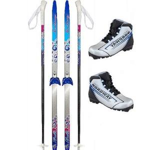 Лыжи Беговые лыжи  Nordway JUNIOR NNN red палки и ботинки.jpg